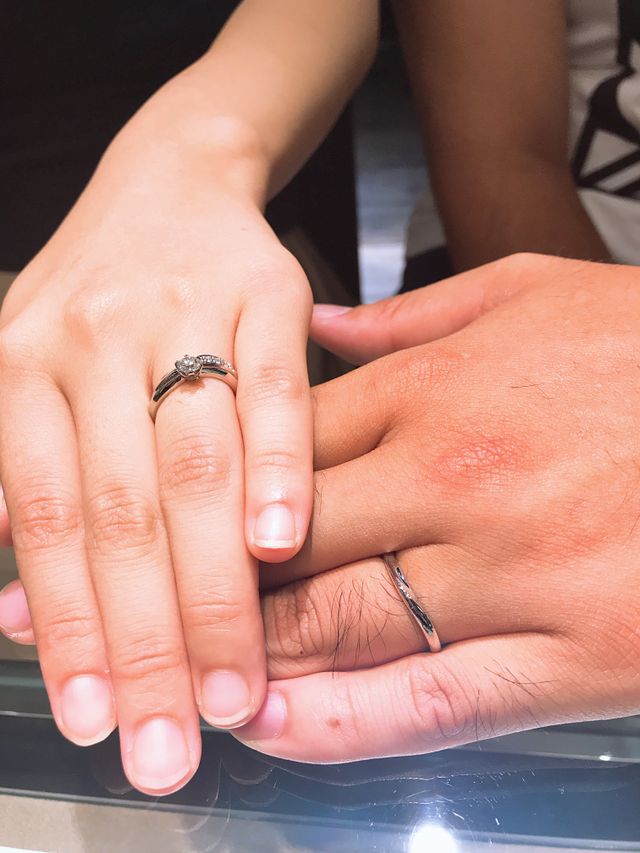 出来上がった時に撮ってもらったものです