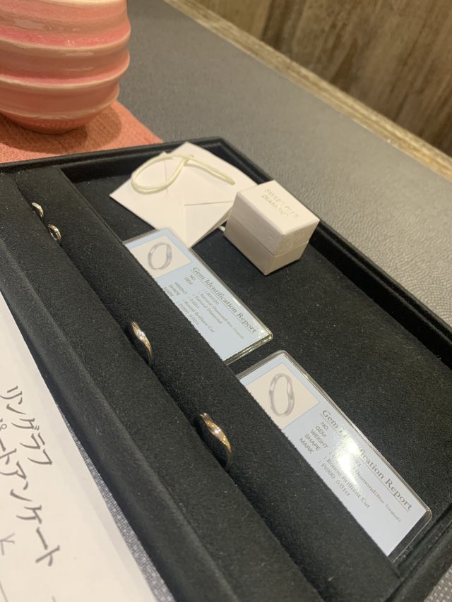 購入した結婚指輪