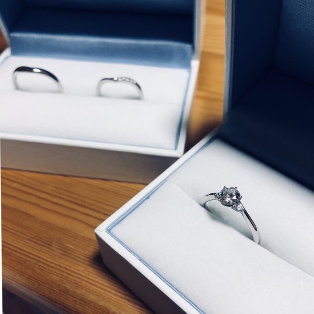 プロポーズのためにガラさんでルースのみあらかじめ購入。