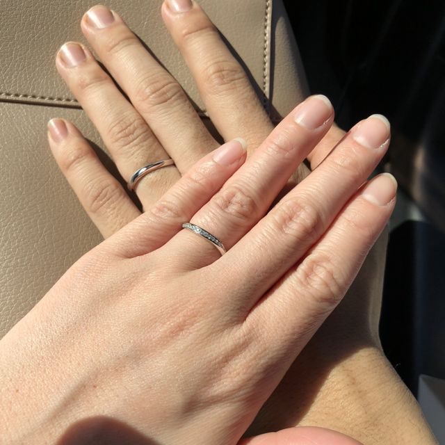 入籍してからすぐに着用しました。