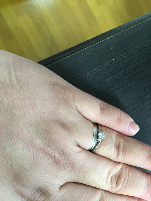婚約指輪と結婚指輪をまとめて購いものでした