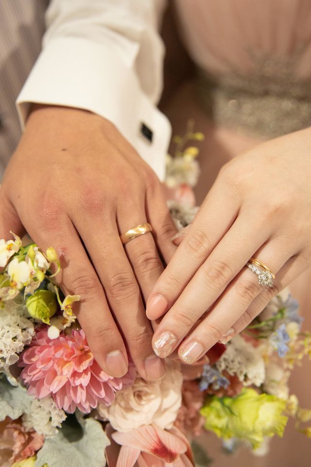 ２人それぞれのこだわりを入れつつペア感を出せて大満足でした！