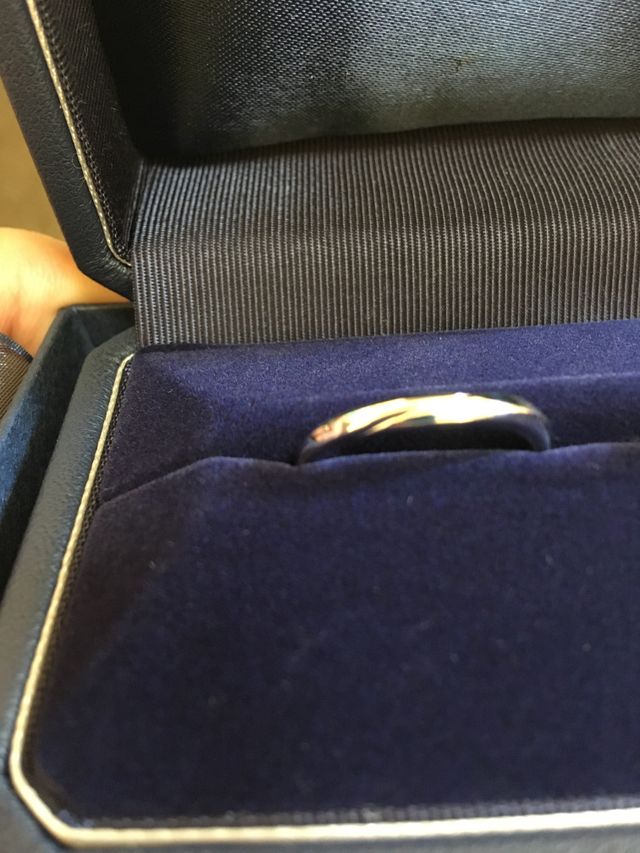 結婚指輪です。