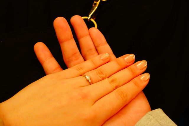 華奢じゃないわたしの手でも輝きます。