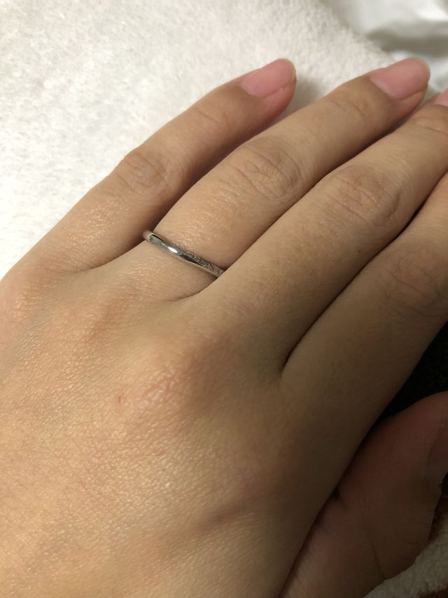 沢山の指輪をご試着させ頂きました！