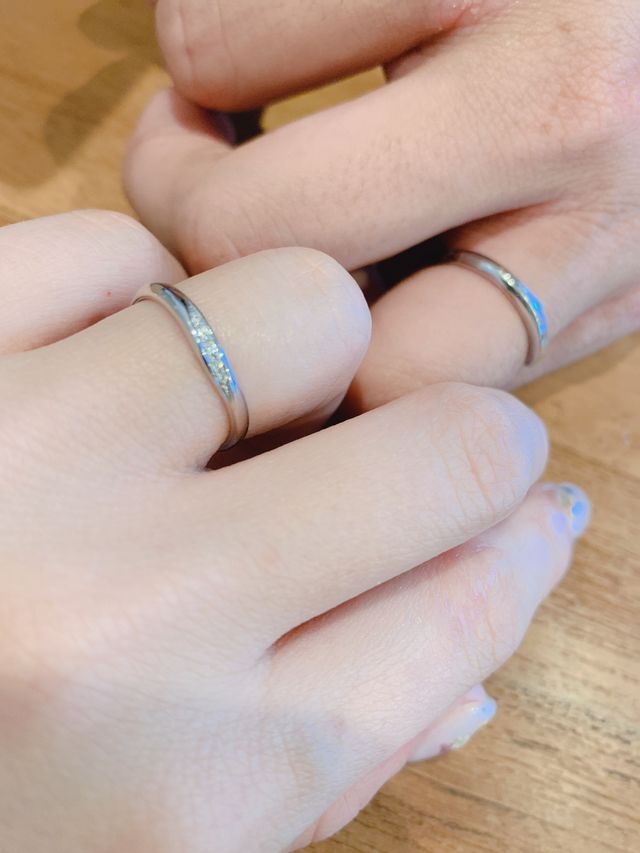 結婚式後に2人で記念に撮りました☺️