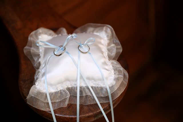 リングピローのリングです