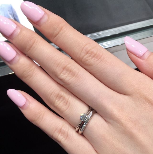 ダイヤの輝きが素晴らしいです。