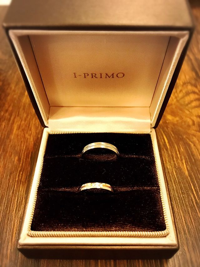 結婚指輪を購入しました。