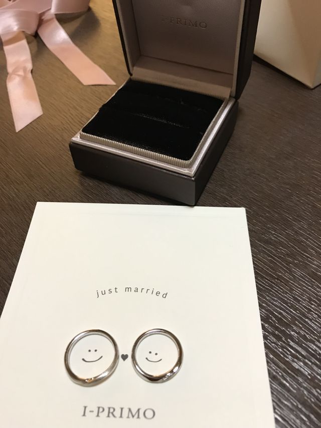 お店でもらった台紙とともに