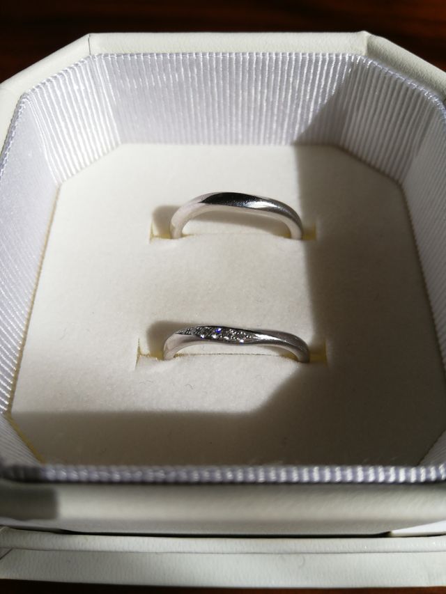 結婚指輪を購入しました。
