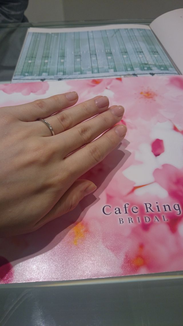 シンプルで、ずっと着けていられるつけ心地です。