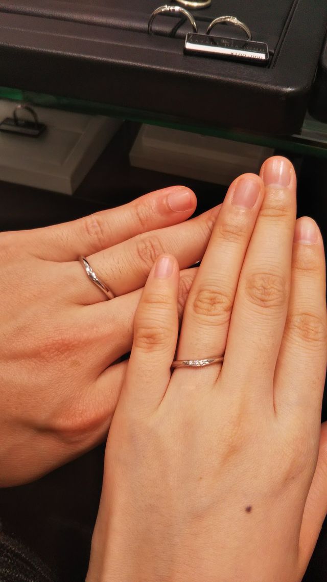 右が女性用、左が男性用です。