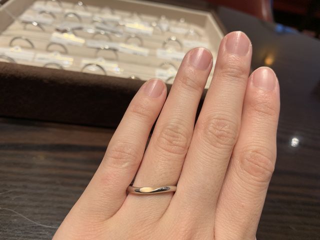 プラチナとピンクゴールドの組み合わせ！