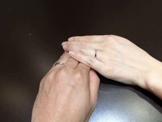 記念に二人で
この指輪に縁があって嬉しいです