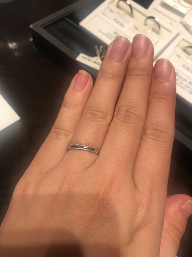 ミル打ちが細やかで素敵でした