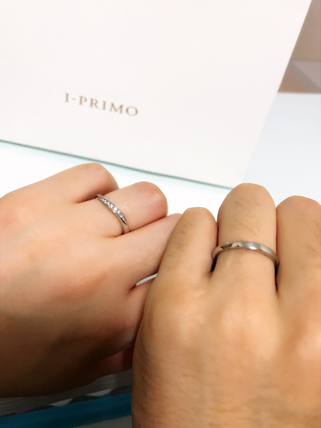 ウェーブライン状のダイヤモンドがお気に入りです。