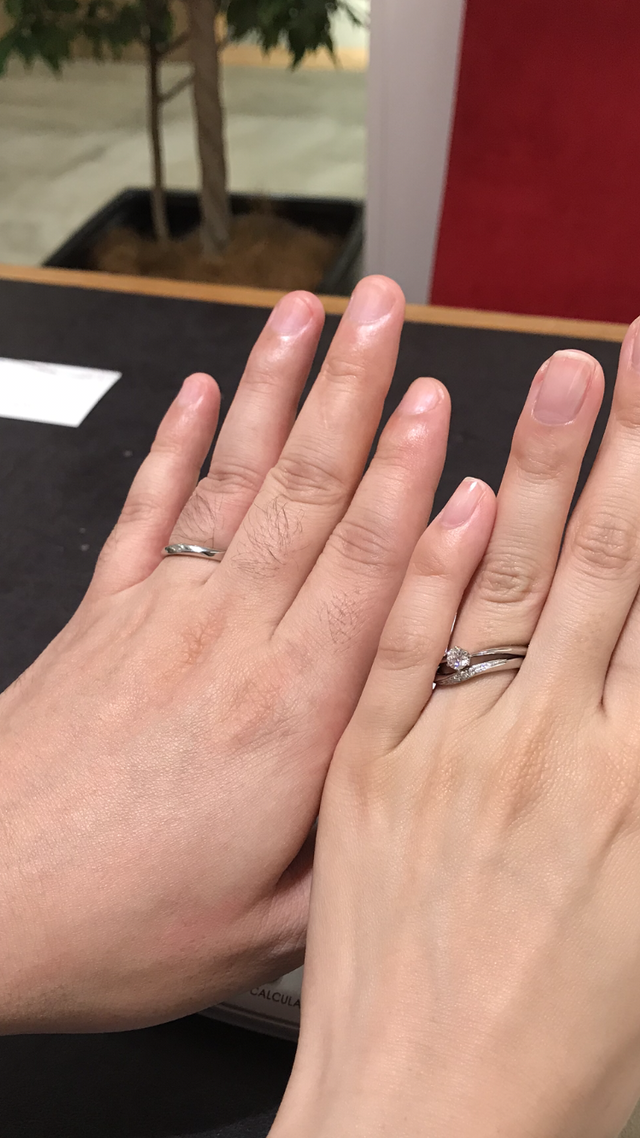 二人で着用しました