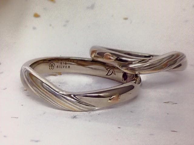 オーダーメイドで作った指輪です。