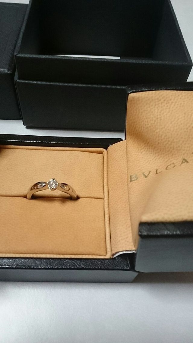 指輪の近影です。