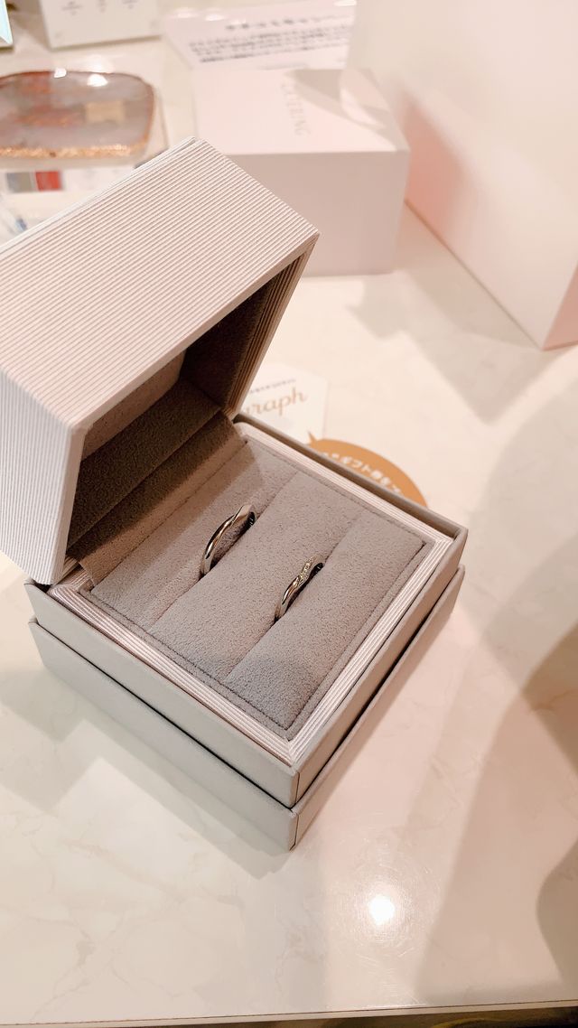 上が旦那さん下がわたしのです。