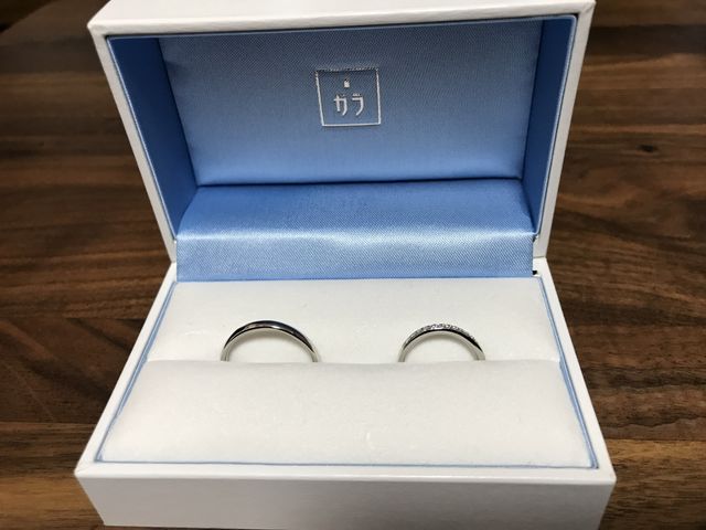 結婚指輪です！