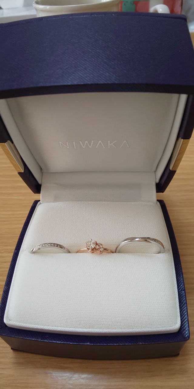 2人とも気に入るデザインが購入できました。