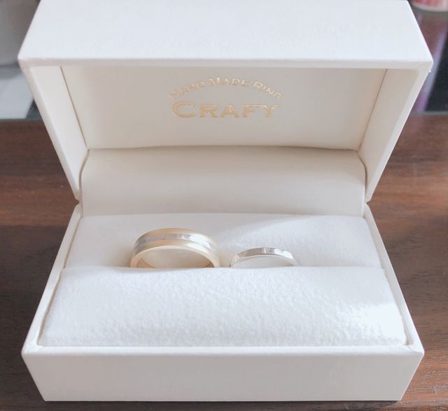 愛着のある指輪を作ることができました。