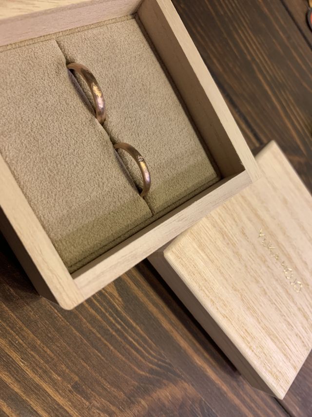 ピンクゴールドでダイヤをランクアップしてもらいました❤︎