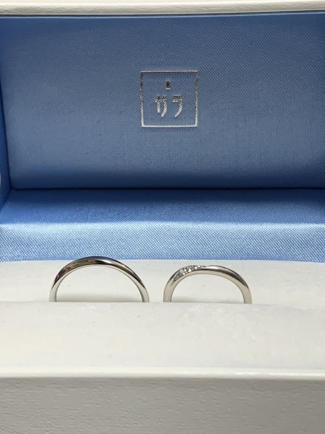マリッジリングを購入しました。とても気に入ってます。