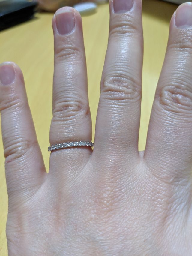 着用時の写真です。