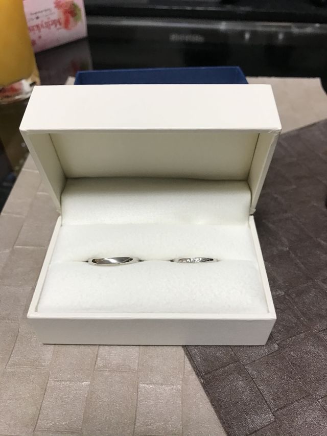 自分たちの好みのデザインでとても満足しています。