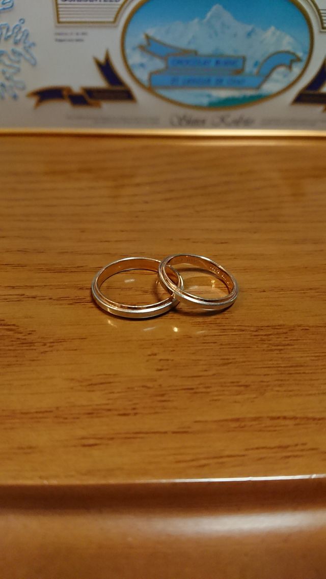 結婚指輪。