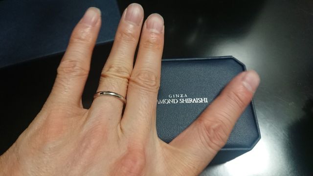 銀座ダイアモンドシライシさんで購入しました。