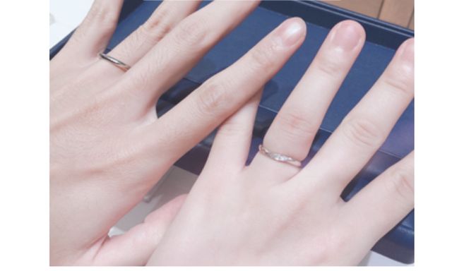 店舗で試着した際の写真です