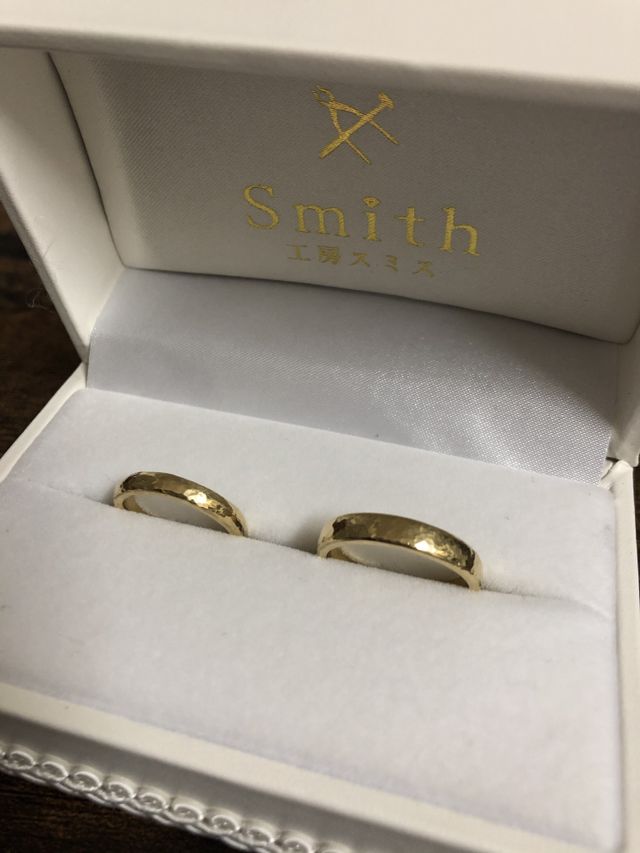 二人で作った結婚指輪！