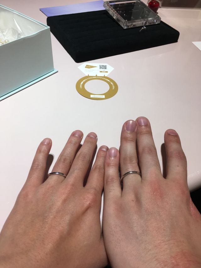 実際に店舗で試着しました。