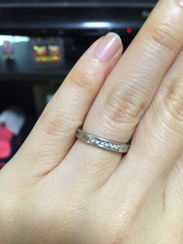 ジュエリーツツミの結婚指輪です。