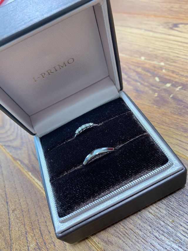 指輪を買って、開けた時です