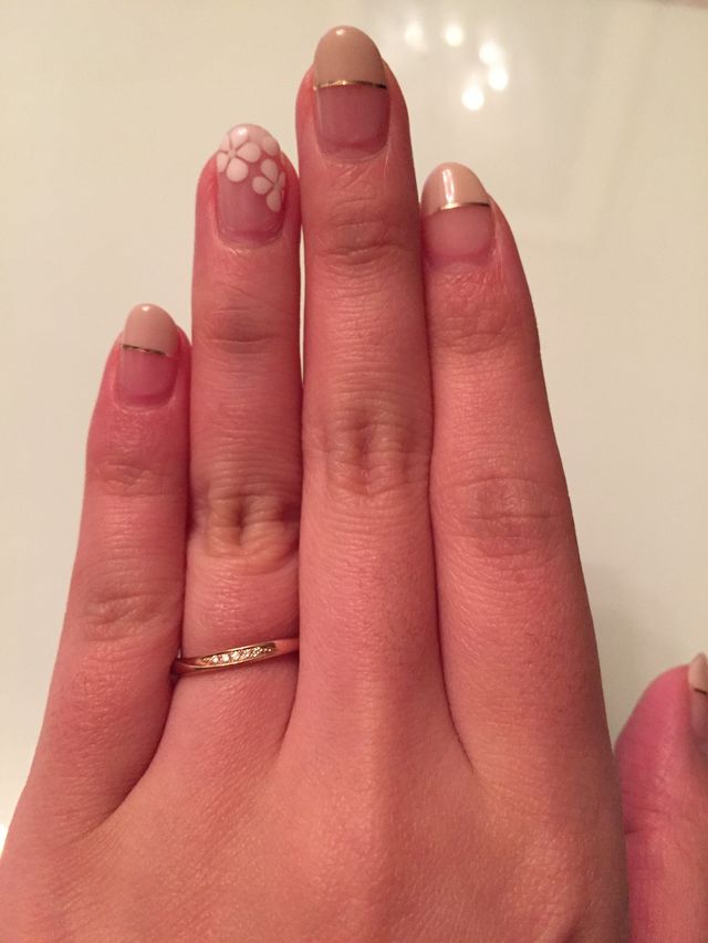 結婚指輪！飽きがこないシンプルなものなのに可愛い♡