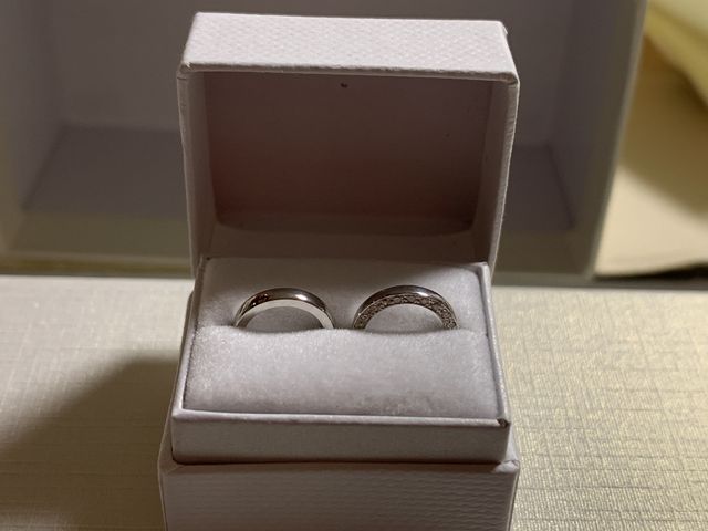 特典で着いてきたベビーリングもすごく素敵でした！