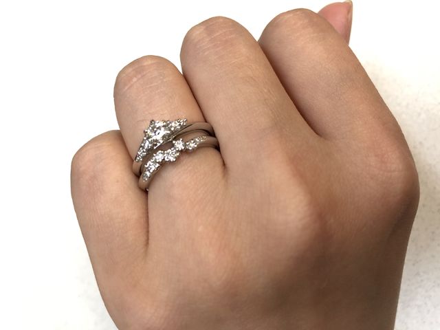 セットで着けた時の写真です