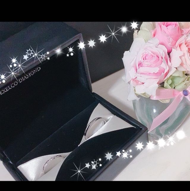 ダイヤモンドがとても綺麗です。