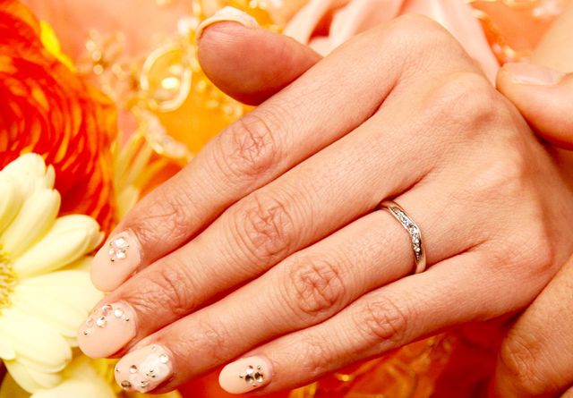 結婚式当日の写真です