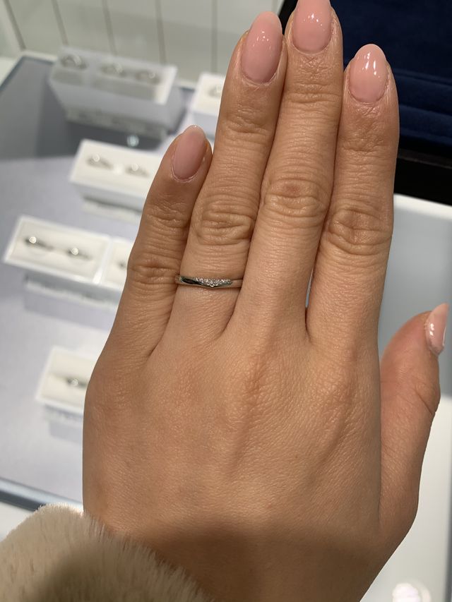 試着の際に撮影させて頂きました。