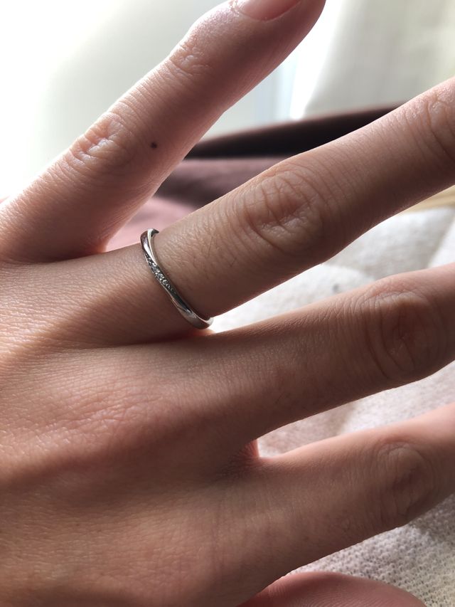 結婚指輪です