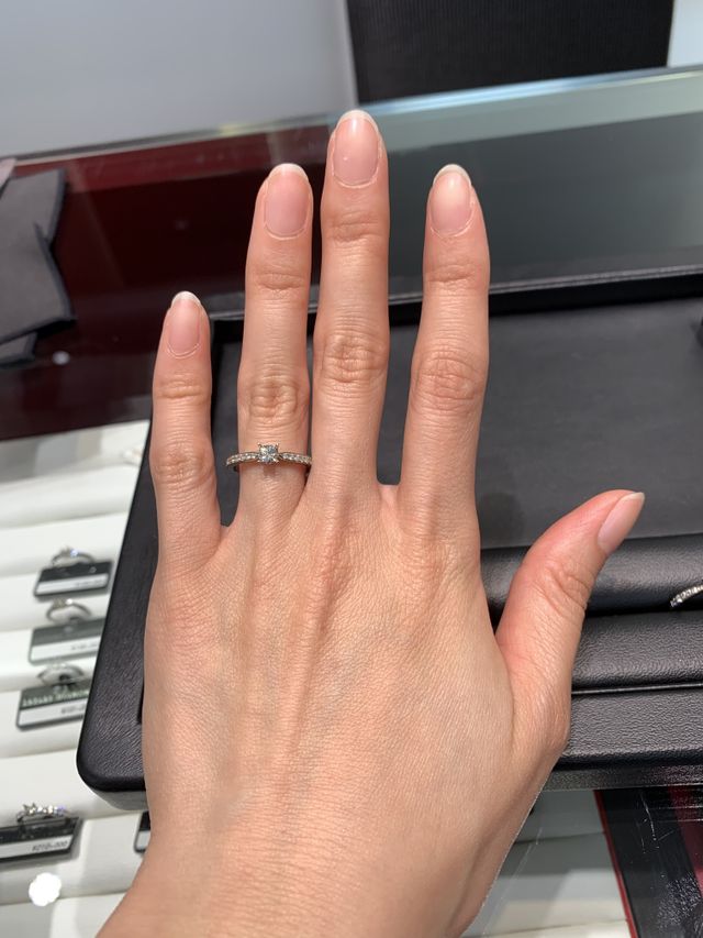 店舗で試着した時