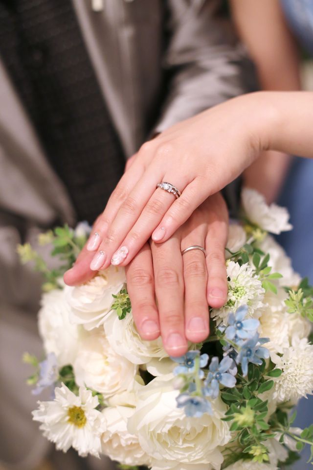 結婚式で撮影していただいた写真です。