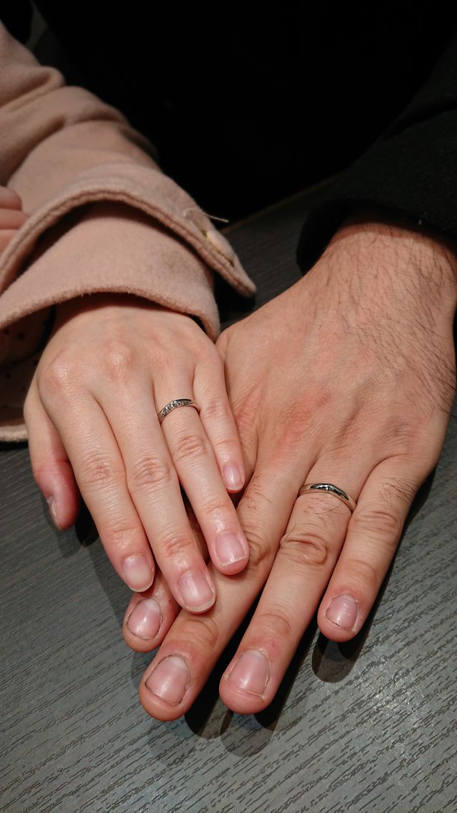 お受取の際に、担当のお姉さんが撮影してくれました！
