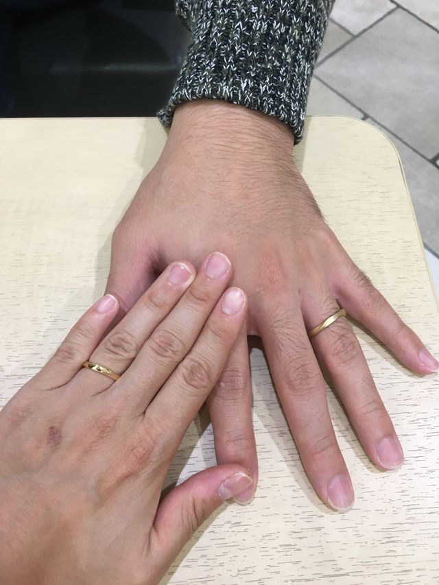 着用時の写真です。